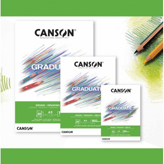 Canson Graduate Drawing 160 GSM 30 SHEETS